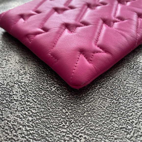 👛 ZADIG & VOLTAIRE Uma Leather Wristlet Clutch - Pink - Picture 6 of 6